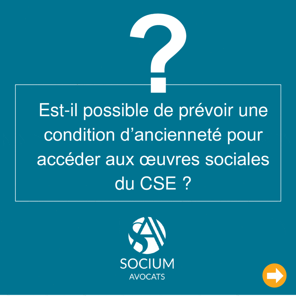 Oeuvres sociales du CSE